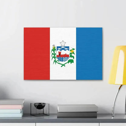 Flag of Alagoas Brazil - Canvas Wall Art - The Sticker Space