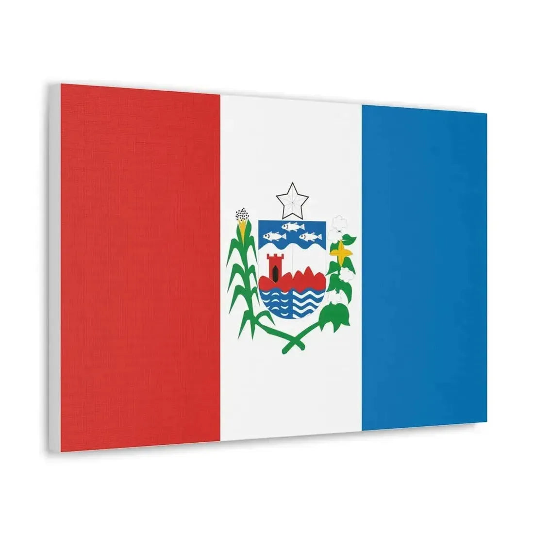 Flag of Alagoas Brazil - Canvas Wall Art - The Sticker Space