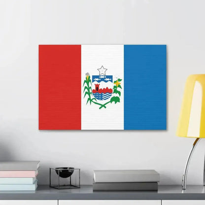 Flag of Alagoas Brazil - Canvas Wall Art - The Sticker Space
