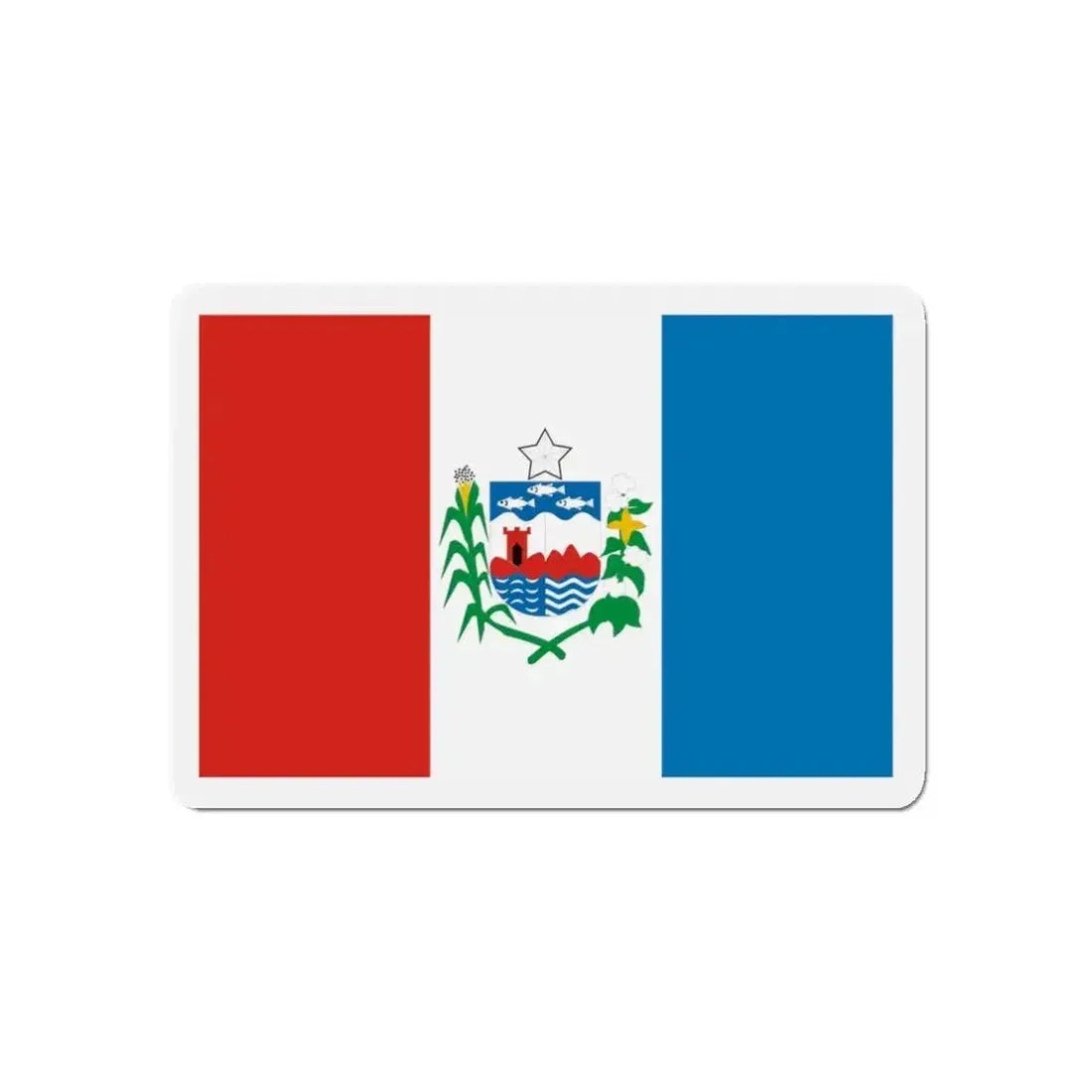 Flag of Alagoas Brazil - Refrigerator Magnet - The Sticker Space
