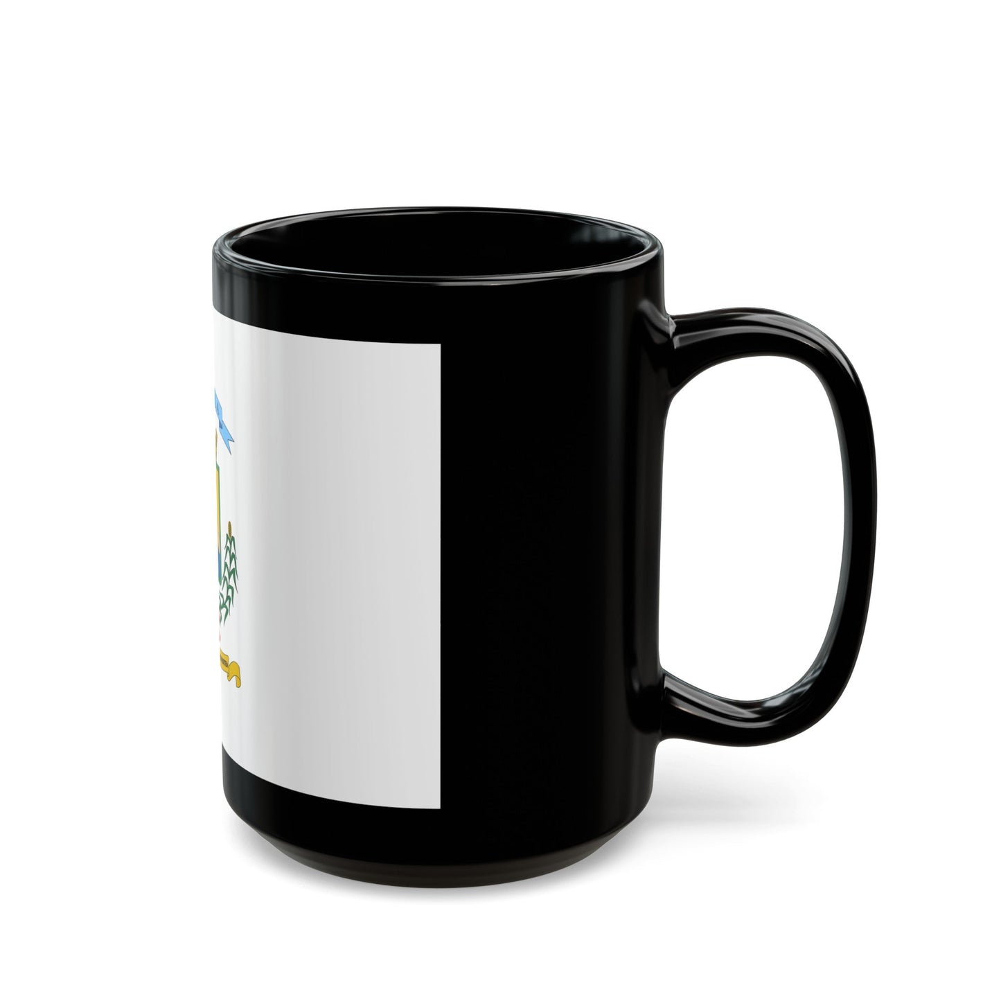 Flag of Alajuela Province Costa Rica - Black Coffee Mug-The Sticker Space