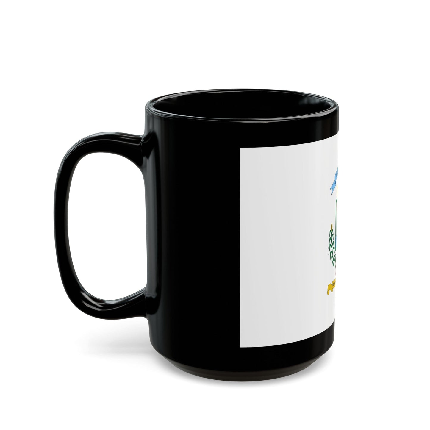 Flag of Alajuela Province Costa Rica - Black Coffee Mug-The Sticker Space