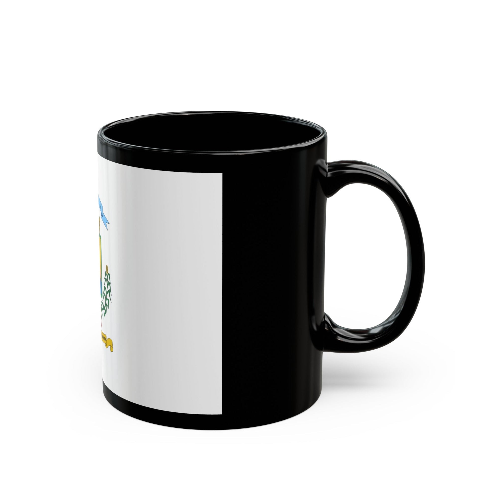 Flag of Alajuela Province Costa Rica - Black Coffee Mug-The Sticker Space