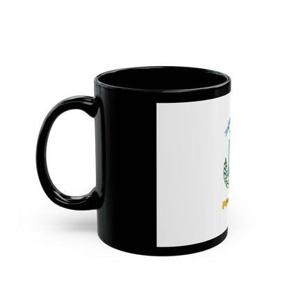 Flag of Alajuela Province Costa Rica - Black Coffee Mug-The Sticker Space