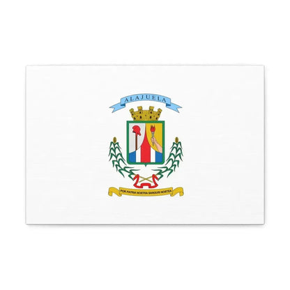 Flag of Alajuela Province Costa Rica - Canvas Wall Art - The Sticker Space