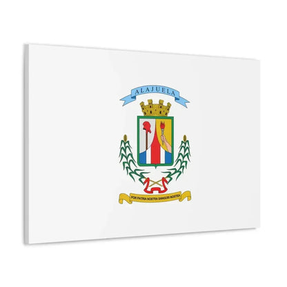 Flag of Alajuela Province Costa Rica - Canvas Wall Art - The Sticker Space