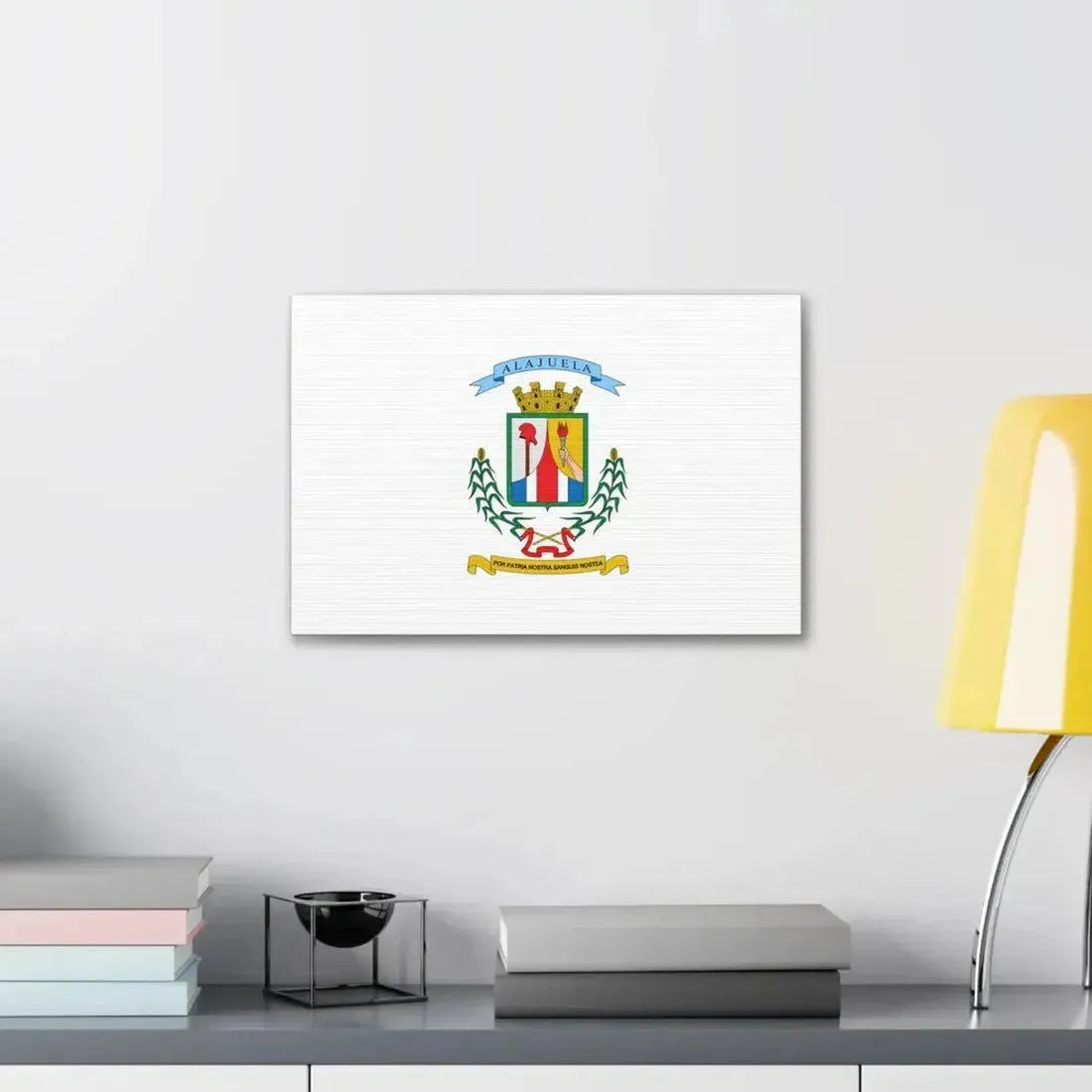 Flag of Alajuela Province Costa Rica - Canvas Wall Art - The Sticker Space