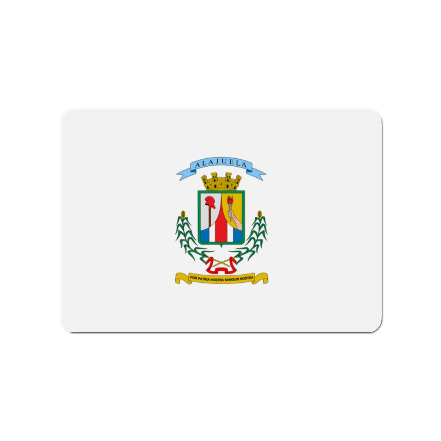 Flag of Alajuela Province Costa Rica - Die-Cut Magnet-2" x 2"-The Sticker Space