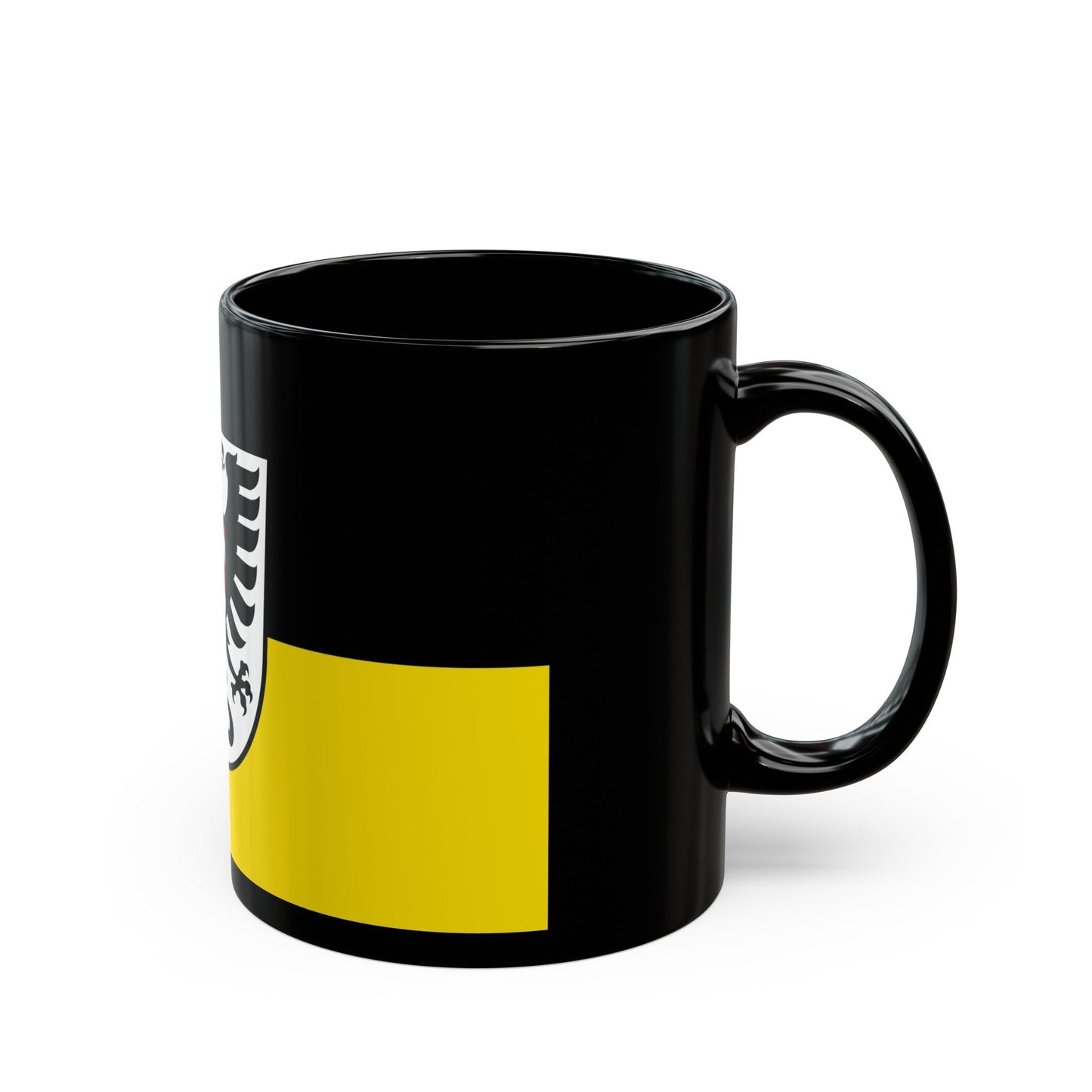 Flag of Alb Donau Kreis Germany - Black Coffee Mug-The Sticker Space