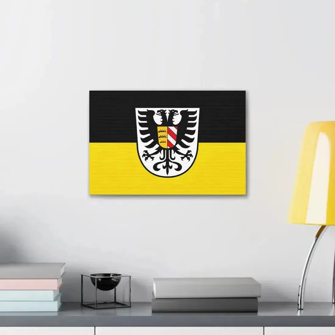 Flag of Alb Donau Kreis Germany - Canvas Wall Art - The Sticker Space