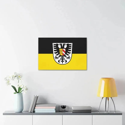 Flag of Alb Donau Kreis Germany - Canvas Wall Art - The Sticker Space