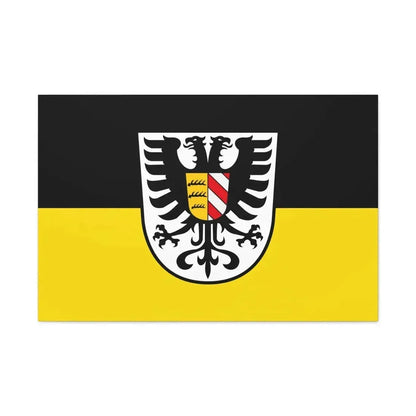 Flag of Alb Donau Kreis Germany - Canvas Wall Art - The Sticker Space