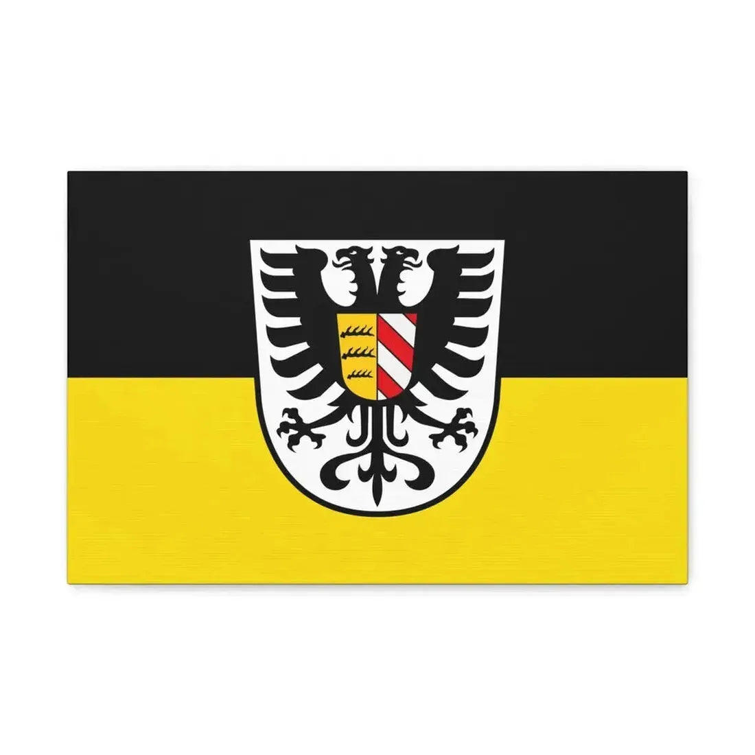 Flag of Alb Donau Kreis Germany - Canvas Wall Art - The Sticker Space