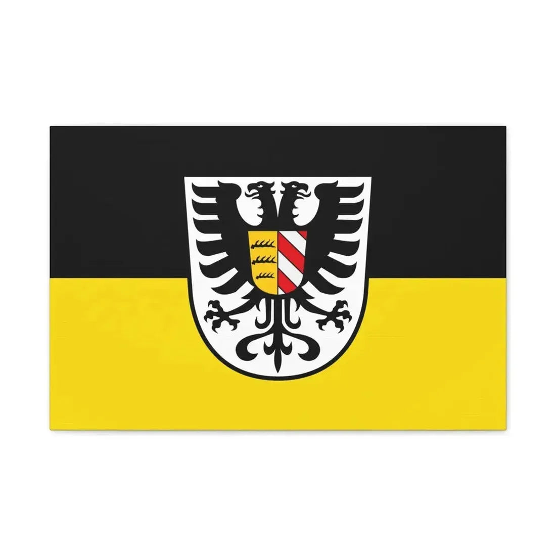 Flag of Alb Donau Kreis Germany - Canvas Wall Art - The Sticker Space