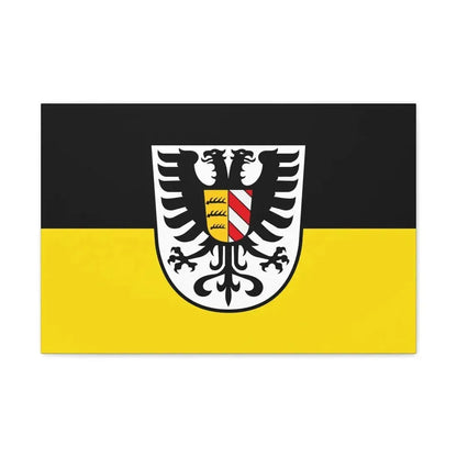Flag of Alb Donau Kreis Germany - Canvas Wall Art - The Sticker Space