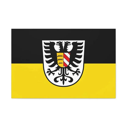Flag of Alb Donau Kreis Germany - Canvas Wall Art - The Sticker Space