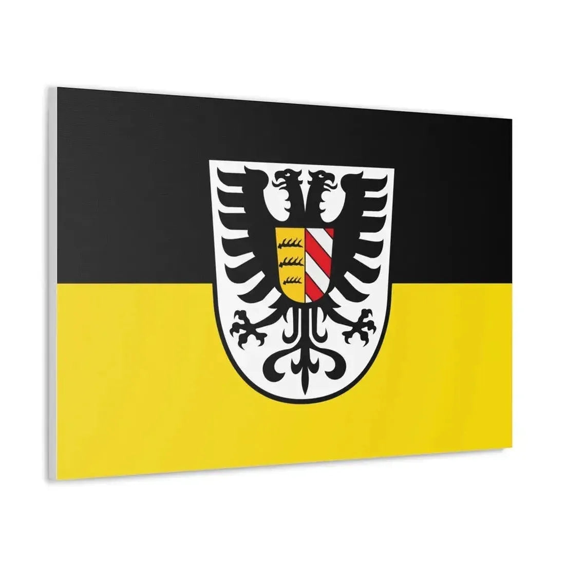 Flag of Alb Donau Kreis Germany - Canvas Wall Art - The Sticker Space