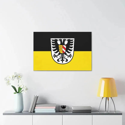 Flag of Alb Donau Kreis Germany - Canvas Wall Art - The Sticker Space