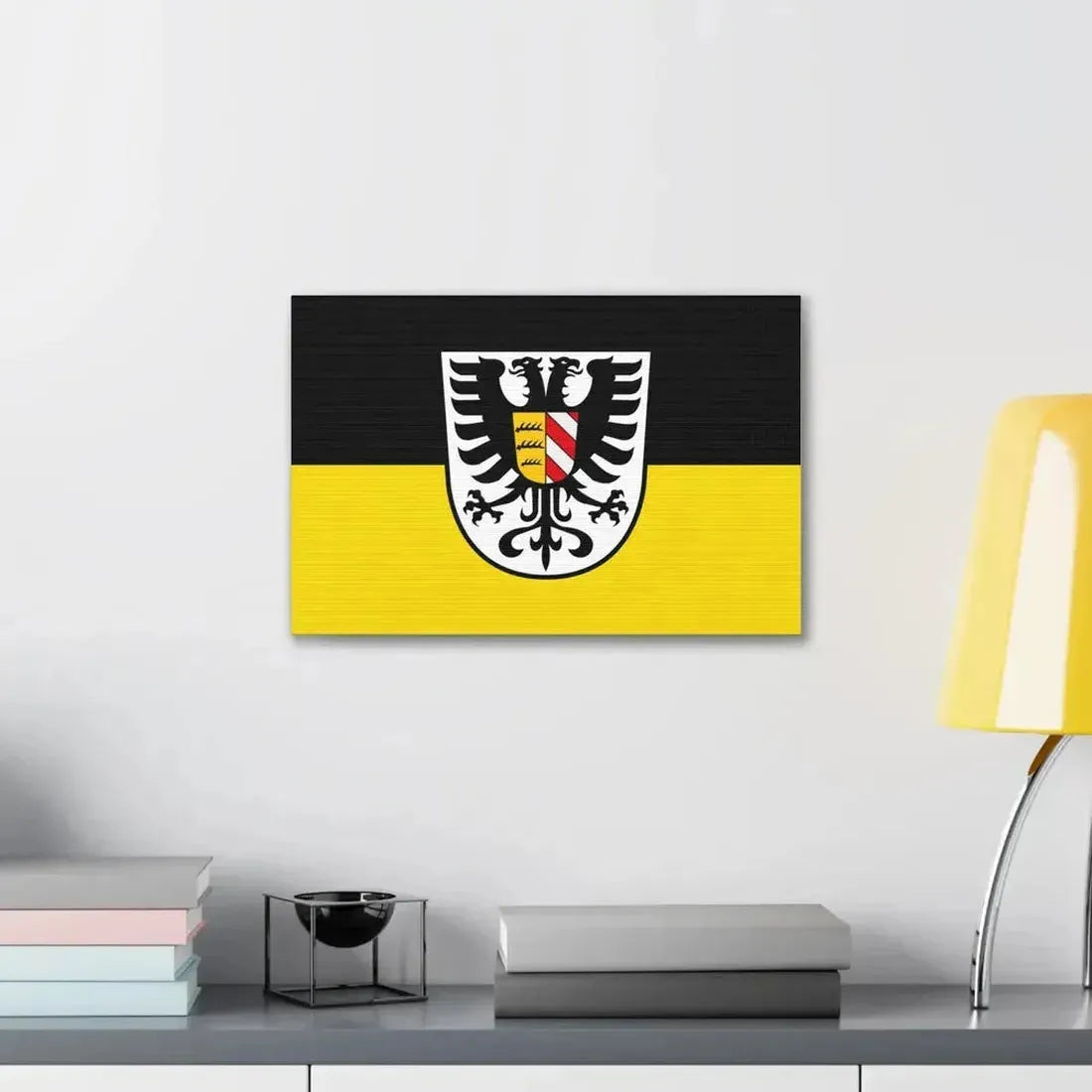 Flag of Alb Donau Kreis Germany - Canvas Wall Art - The Sticker Space