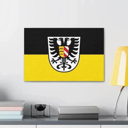 Flag of Alb Donau Kreis Germany - Canvas Wall Art - The Sticker Space