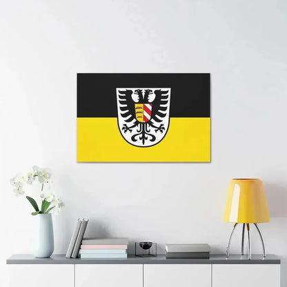Flag of Alb Donau Kreis Germany - Canvas Wall Art - The Sticker Space