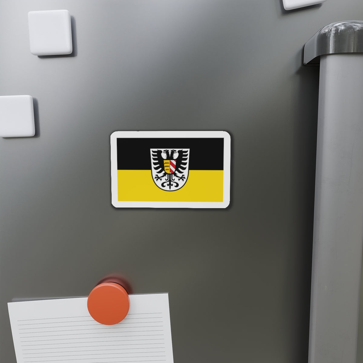 Flag of Alb Donau Kreis Germany - Die-Cut Magnet-The Sticker Space