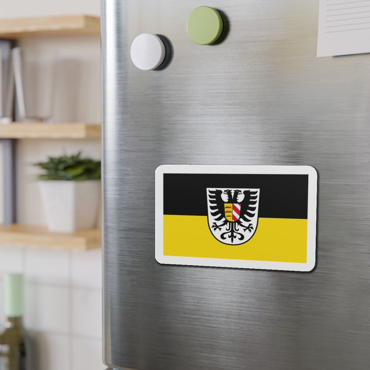 Flag of Alb Donau Kreis Germany - Die-Cut Magnet-The Sticker Space