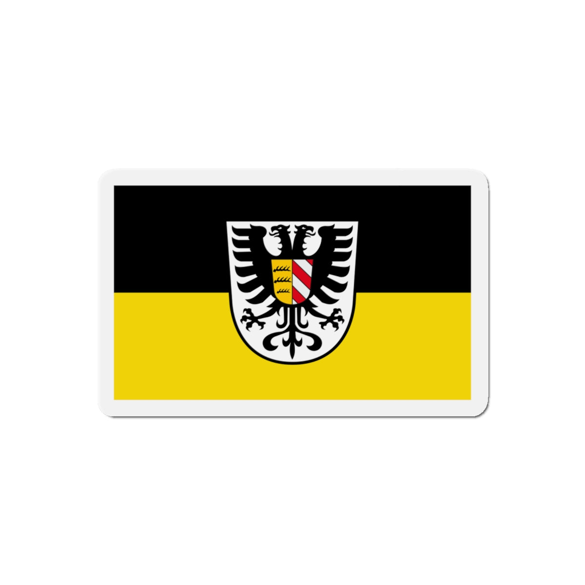 Flag of Alb Donau Kreis Germany - Die-Cut Magnet-5" x 5"-The Sticker Space