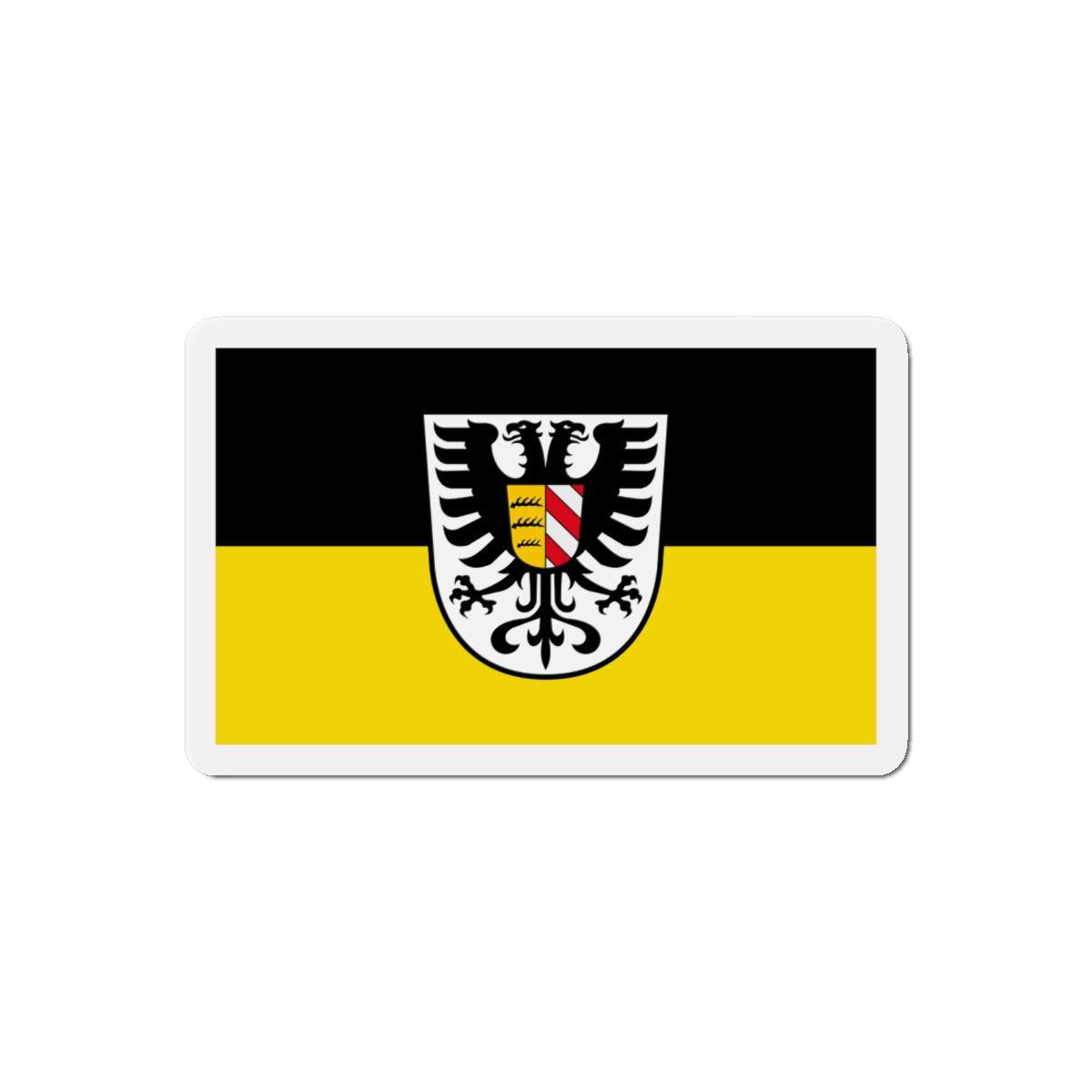 Flag of Alb Donau Kreis Germany - Die-Cut Magnet-6 × 6"-The Sticker Space