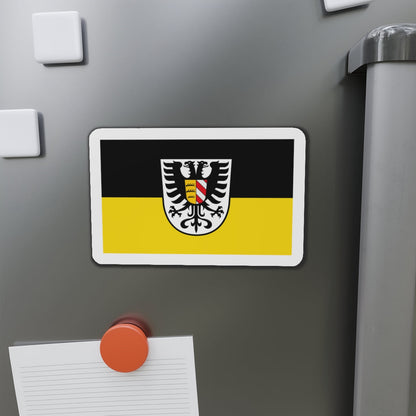 Flag of Alb Donau Kreis Germany - Die-Cut Magnet-The Sticker Space