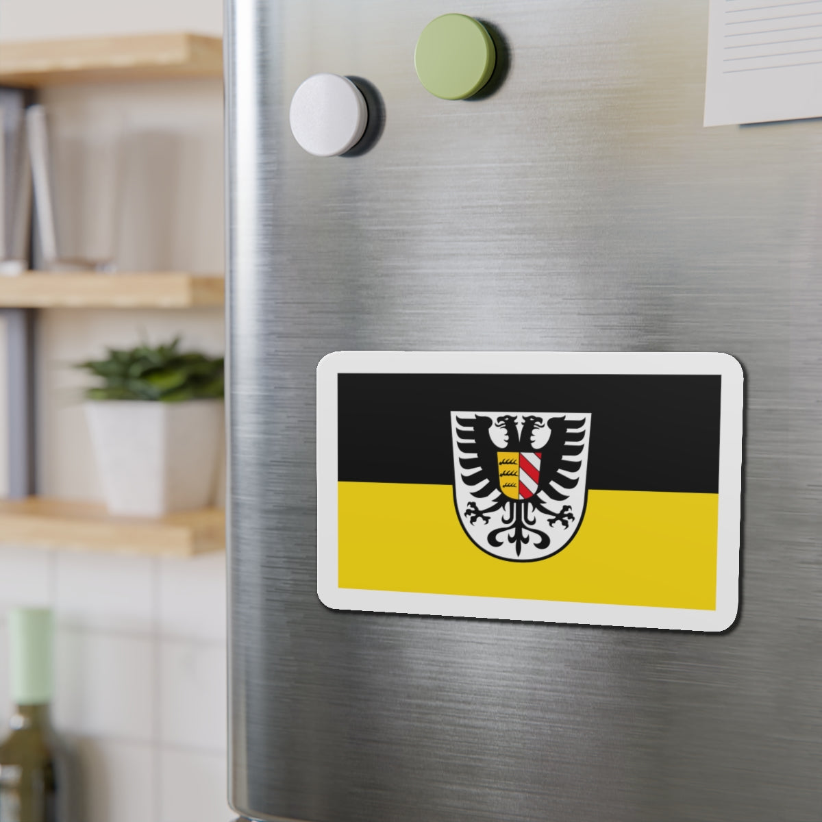 Flag of Alb Donau Kreis Germany - Die-Cut Magnet-The Sticker Space