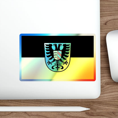 Flag of Alb Donau Kreis Germany Holographic STICKER Die-Cut Vinyl Decal-The Sticker Space