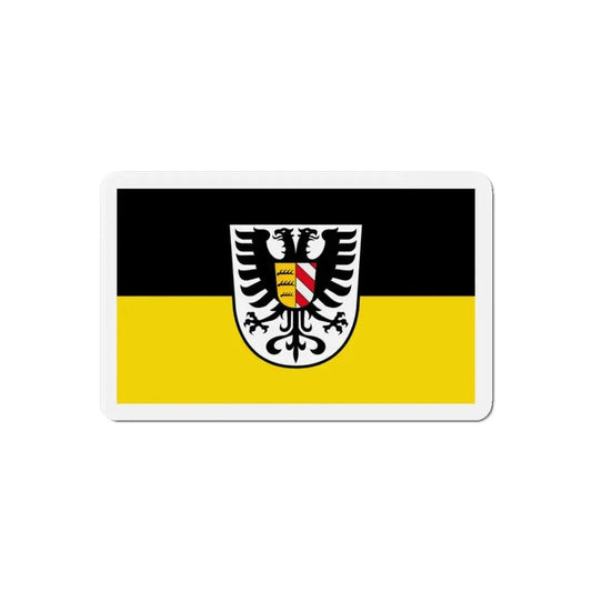 Flag of Alb Donau Kreis Germany - Refrigerator Magnet 6 Inch - The Sticker Space