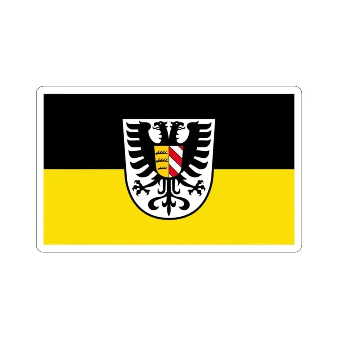Flag of Alb Donau Kreis Germany STICKER Vinyl Die-Cut Decal 2 Inch - The Sticker Space