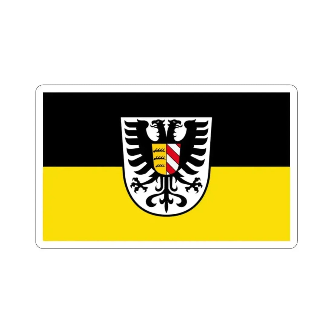 Flag of Alb Donau Kreis Germany STICKER Vinyl Die-Cut Decal 2 Inch - The Sticker Space