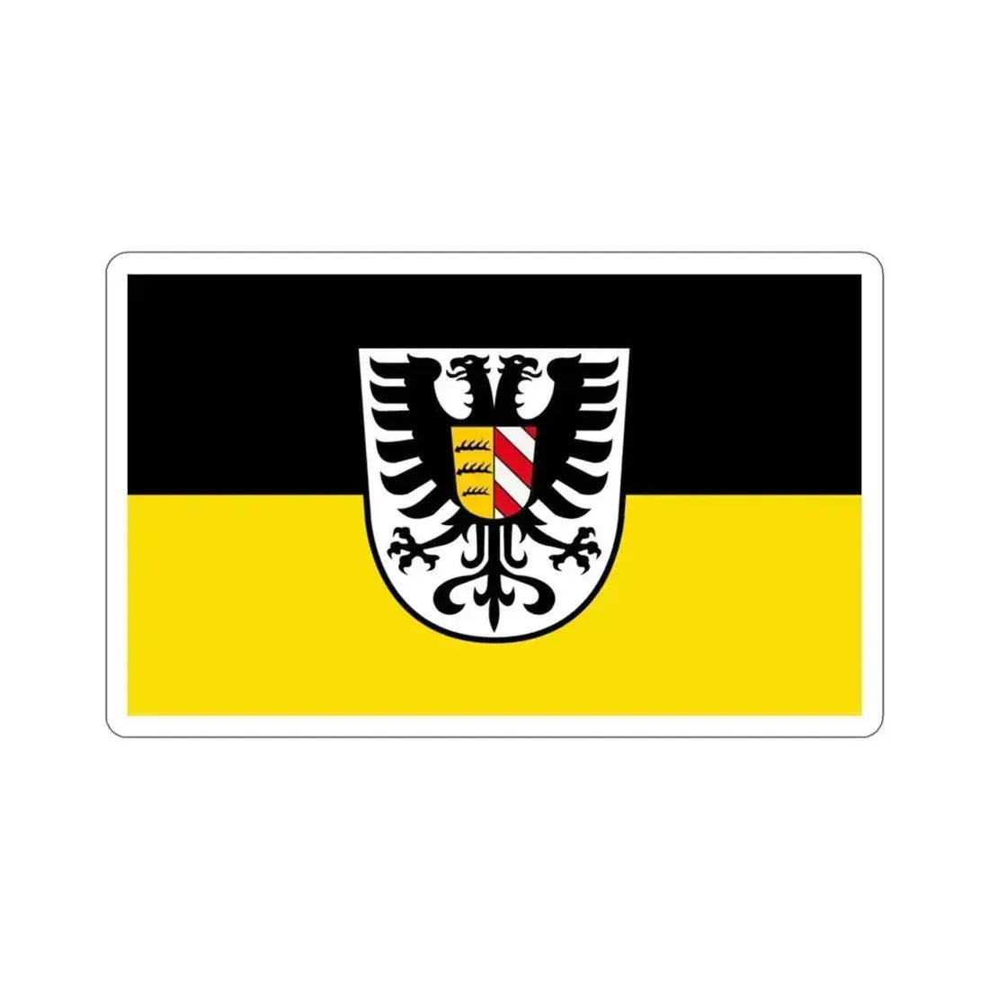 Flag of Alb Donau Kreis Germany STICKER Vinyl Die-Cut Decal 3 Inch - The Sticker Space
