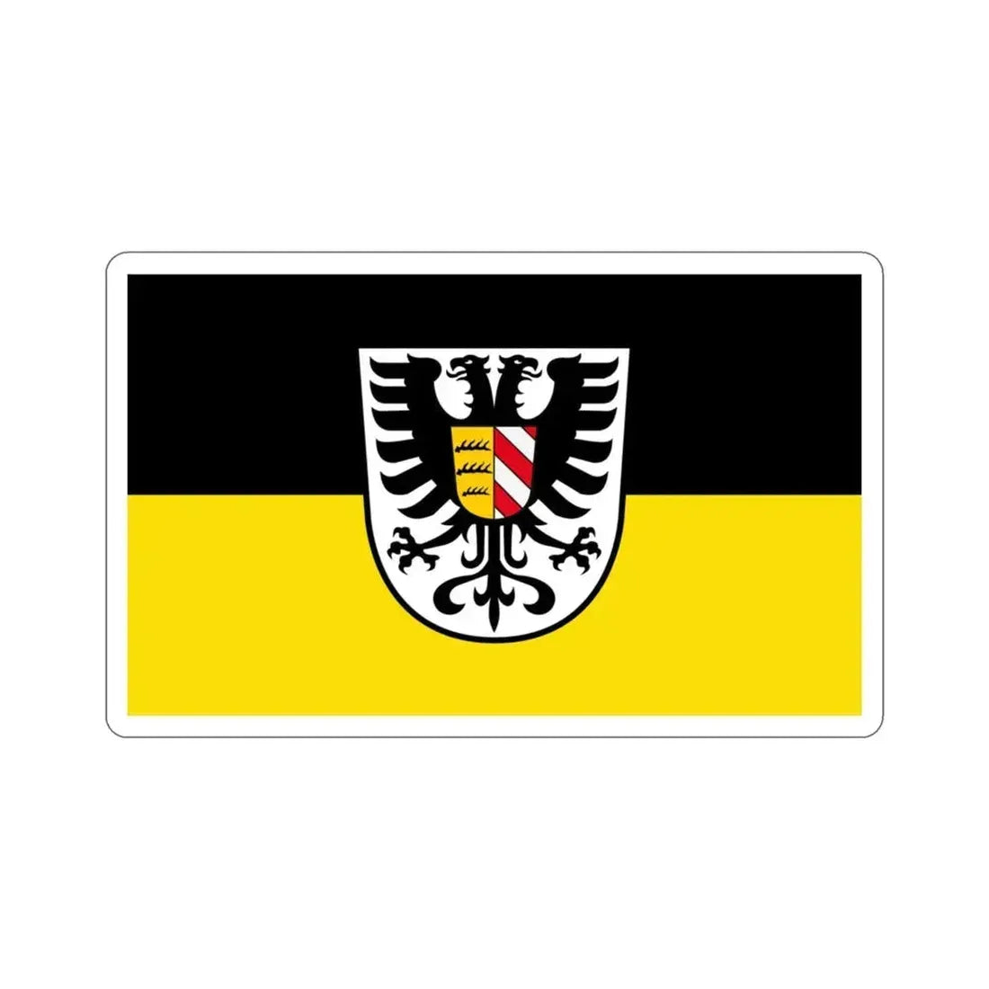 Flag of Alb Donau Kreis Germany STICKER Vinyl Die-Cut Decal 3 Inch - The Sticker Space