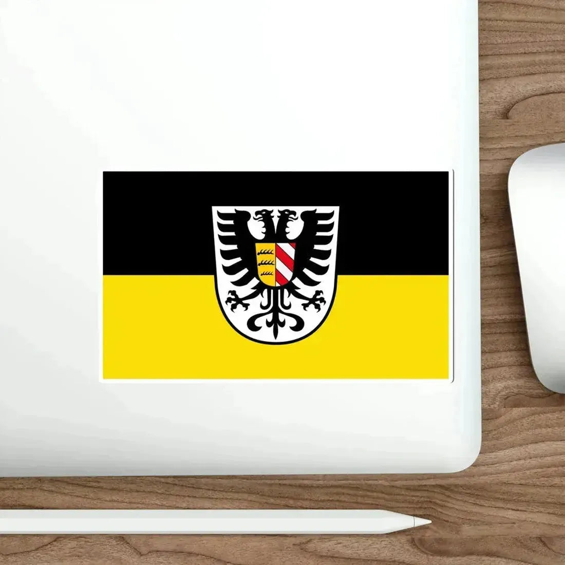 Flag of Alb Donau Kreis Germany STICKER Vinyl Die-Cut Decal - The Sticker Space