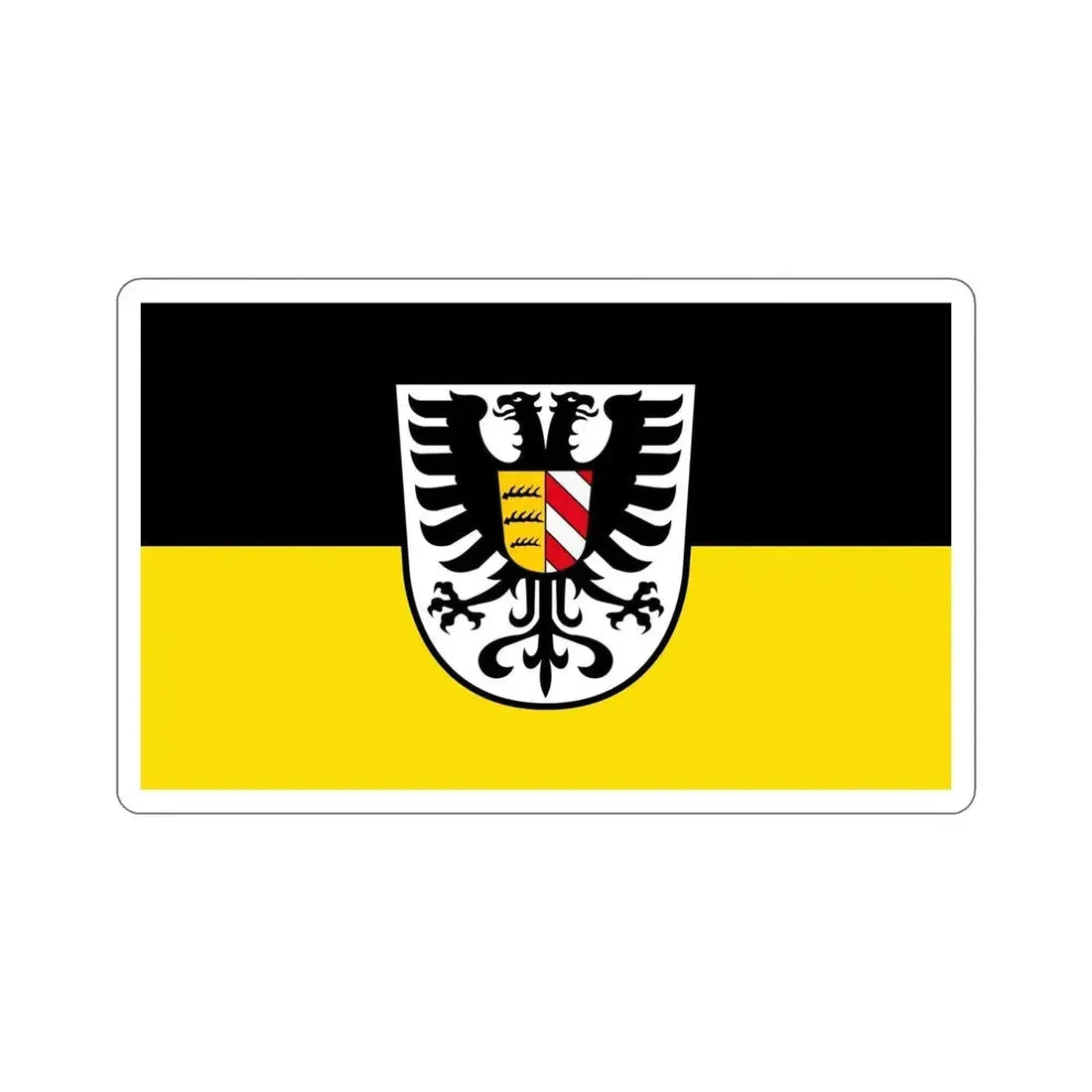 Flag of Alb Donau Kreis Germany STICKER Vinyl Die-Cut Decal - The Sticker Space