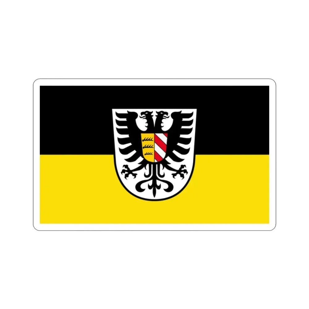 Flag of Alb Donau Kreis Germany STICKER Vinyl Die-Cut Decal - The Sticker Space