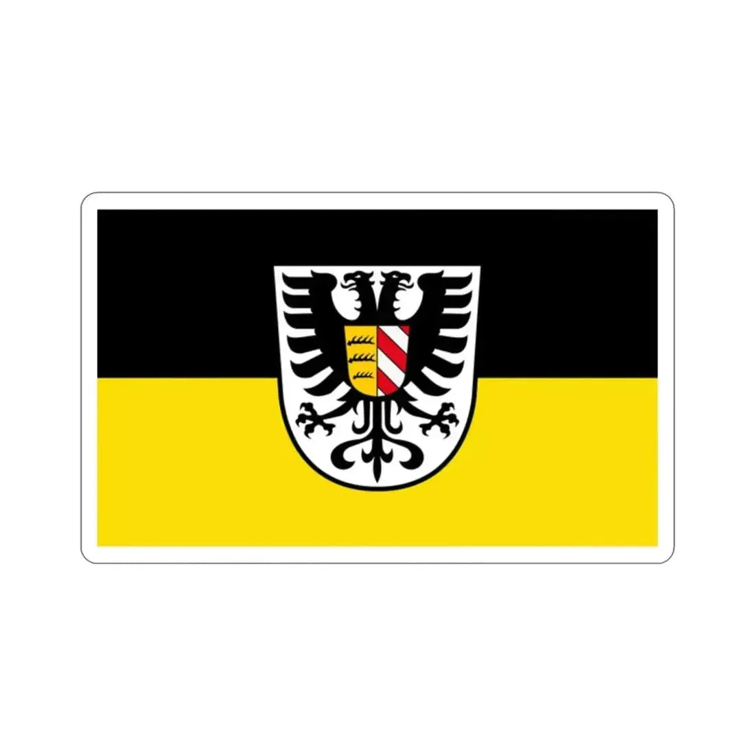 Flag of Alb Donau Kreis Germany STICKER Vinyl Die-Cut Decal - The Sticker Space
