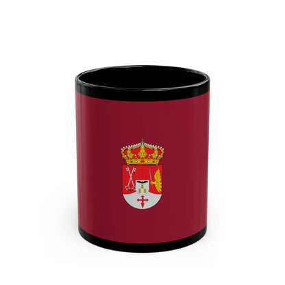 Flag of Albacete Spain - Black Coffee Mug-11oz-The Sticker Space