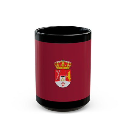 Flag of Albacete Spain - Black Coffee Mug-15oz-The Sticker Space