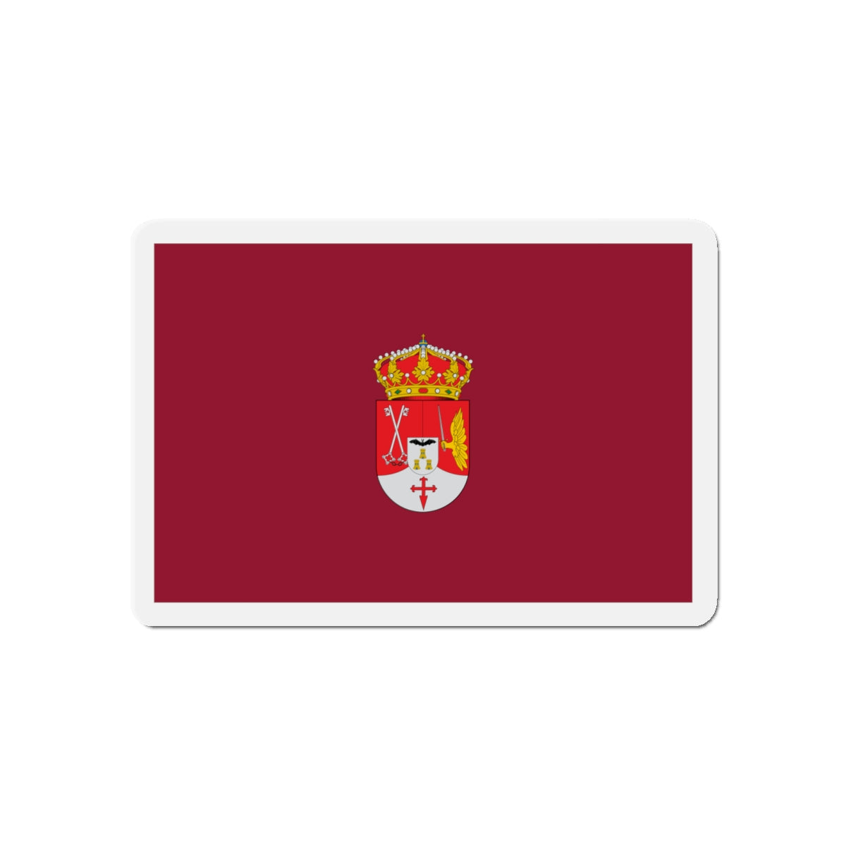 Flag of Albacete Spain - Die-Cut Magnet-5" x 5"-The Sticker Space