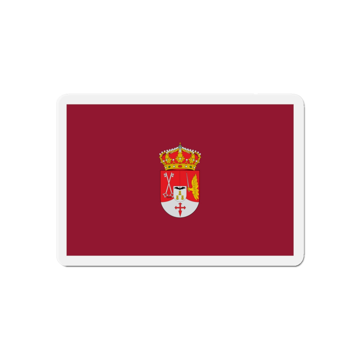 Flag of Albacete Spain - Die-Cut Magnet-6 × 6"-The Sticker Space