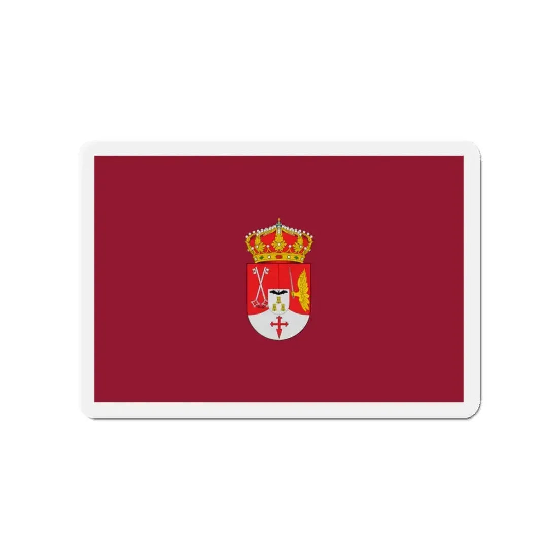 Flag of Albacete Spain - Refrigerator Magnet 3 Inch - The Sticker Space