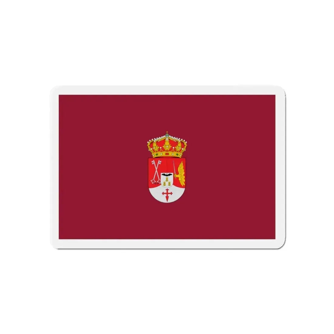 Flag of Albacete Spain - Refrigerator Magnet 4 Inch - The Sticker Space