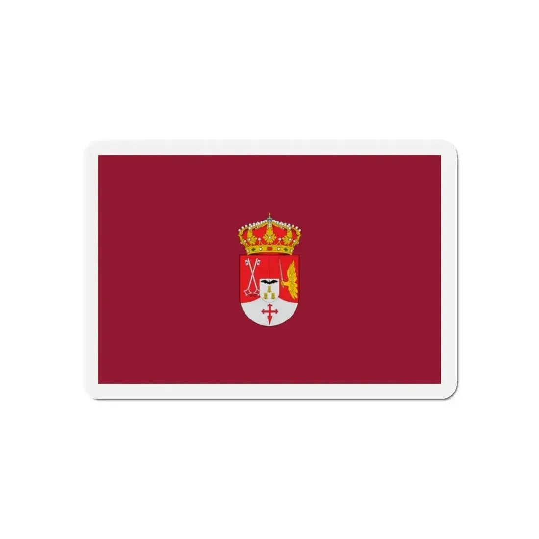 Flag of Albacete Spain - Refrigerator Magnet 5 Inch - The Sticker Space
