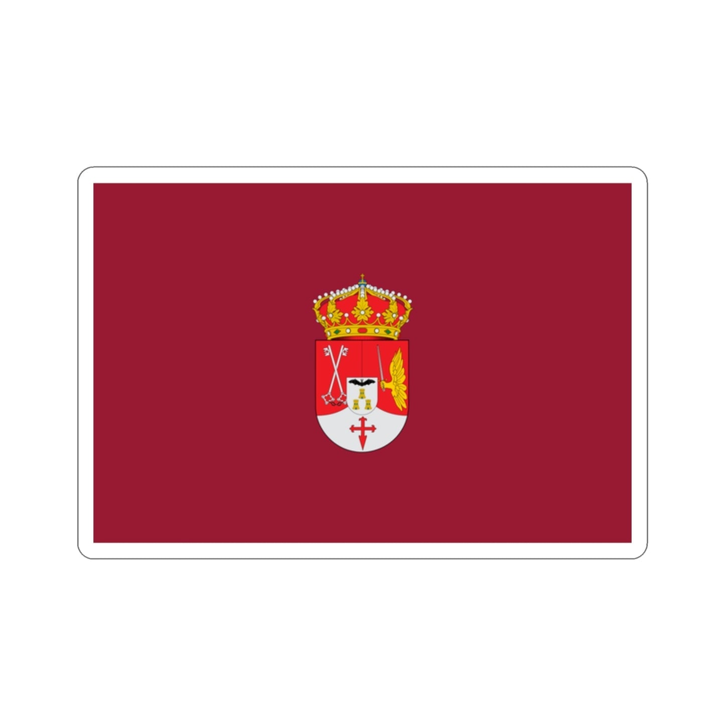 Flag of Albacete Spain STICKER Vinyl Die-Cut Decal-2 Inch-The Sticker Space