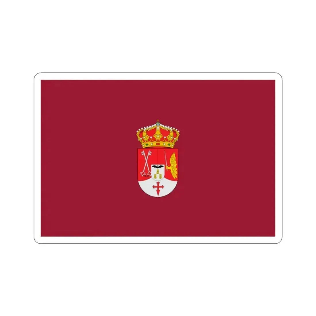 Flag of Albacete Spain STICKER Vinyl Die-Cut Decal 2 Inch - The Sticker Space
